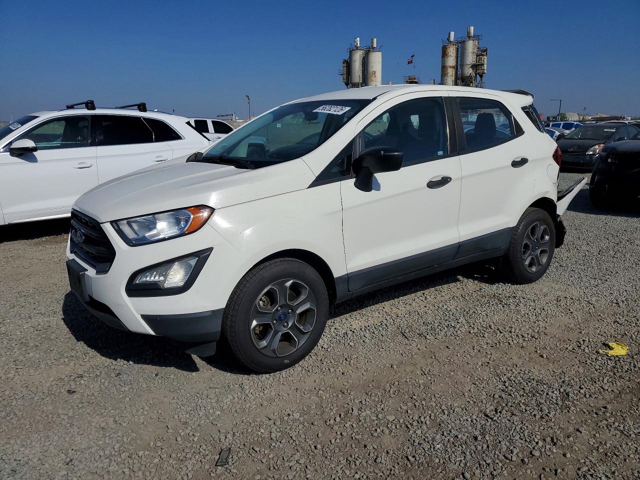2018 Ford Ecosport S White vin: MAJ3P1RE4JC234998