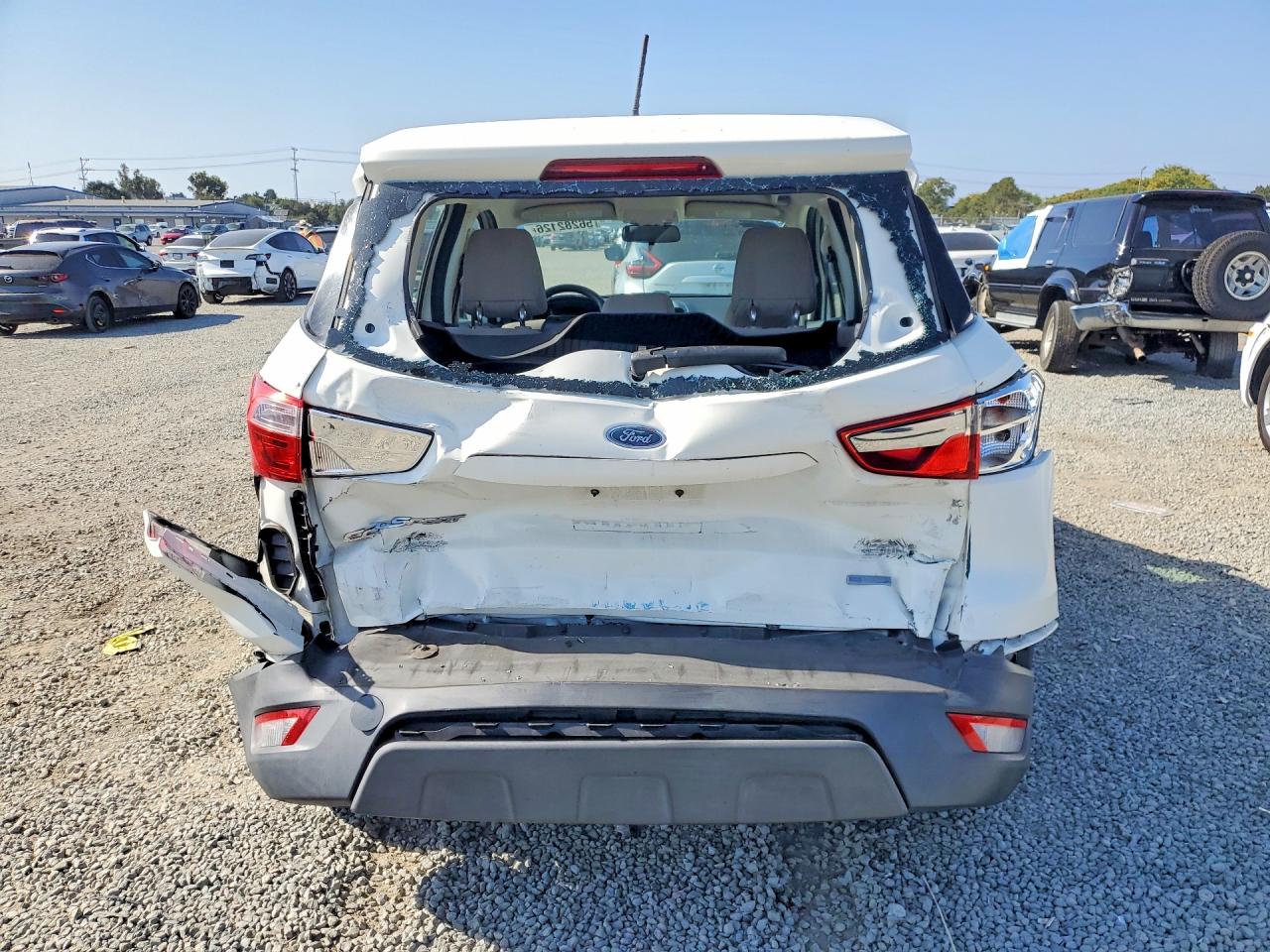 2018 Ford Ecosport S Белый vin: MAJ3P1RE4JC234998