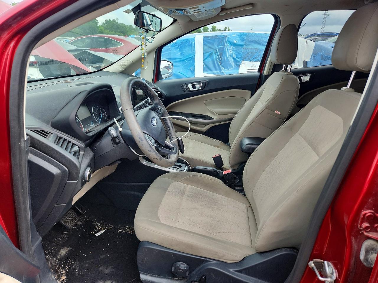 2018 Ford Ecosport Se Red vin: MAJ3P1TE1JC215012