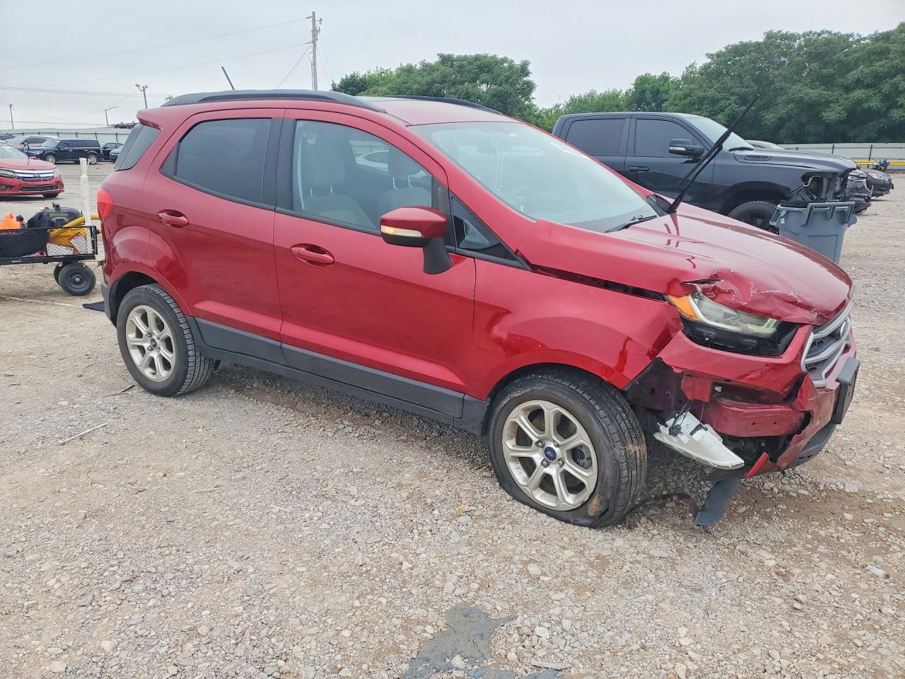 2018 Ford Ecosport Se Red vin: MAJ3P1TE1JC215012
