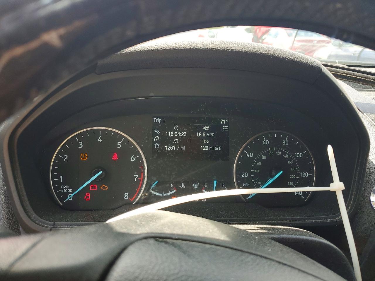 2018 Ford Ecosport Se Red vin: MAJ3P1TE2JC190248