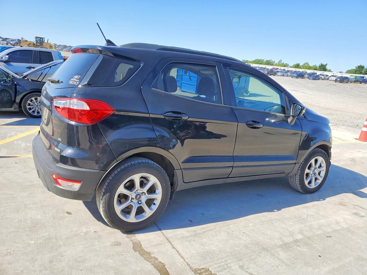 2018 Ford Ecosport Se Black vin: MAJ3P1TE3JC229865