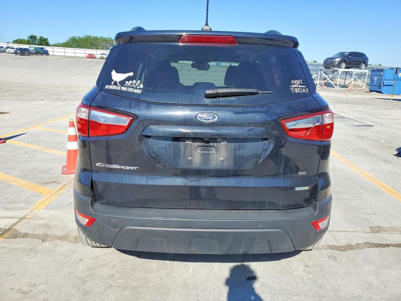 2018 Ford Ecosport Se Black vin: MAJ3P1TE3JC229865