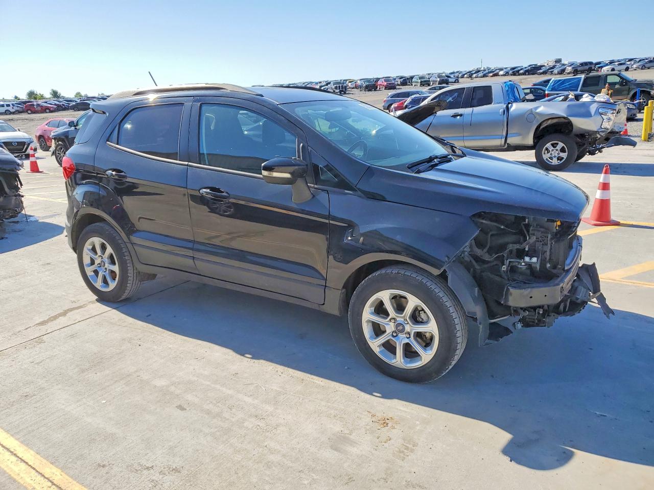 2018 Ford Ecosport Se Black vin: MAJ3P1TE3JC229865