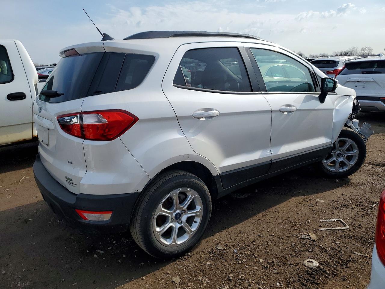 2018 Ford Ecosport Se White vin: MAJ3P1TE7JC168763