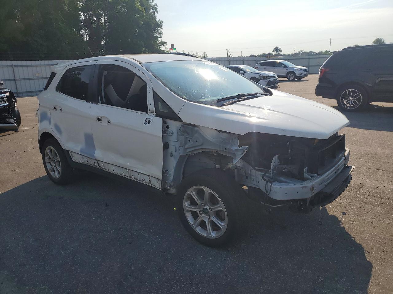 2018 Ford Ecosport Se White vin: MAJ3P1TE7JC184462