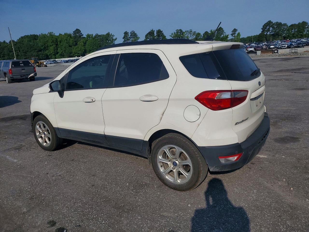 2018 Ford Ecosport Se White vin: MAJ3P1TE7JC184462
