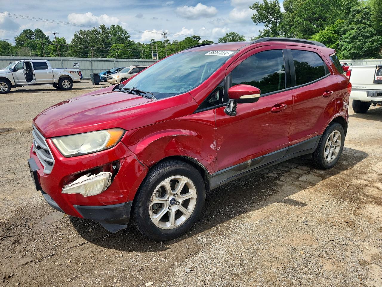 2018 Ford Ecosport Se Red vin: MAJ3P1TE7JC204998