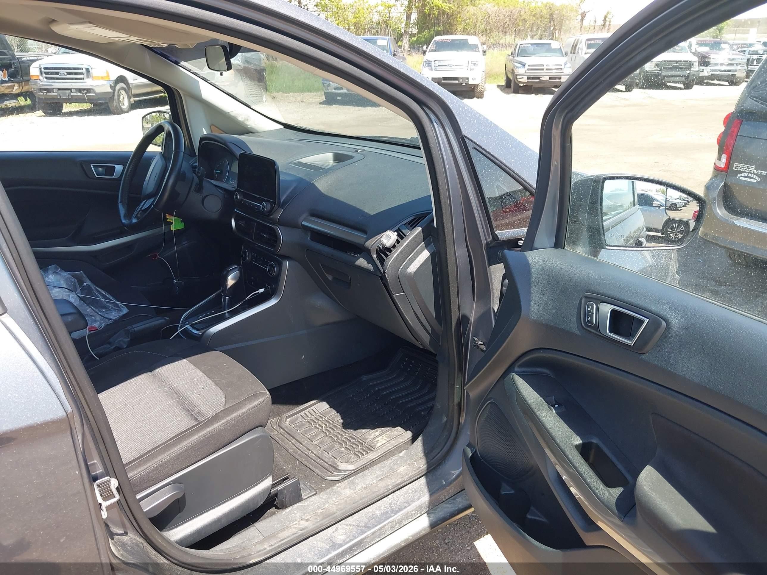 2018 Ford Ecosport Se Gray vin: MAJ3P1TE7JC216925