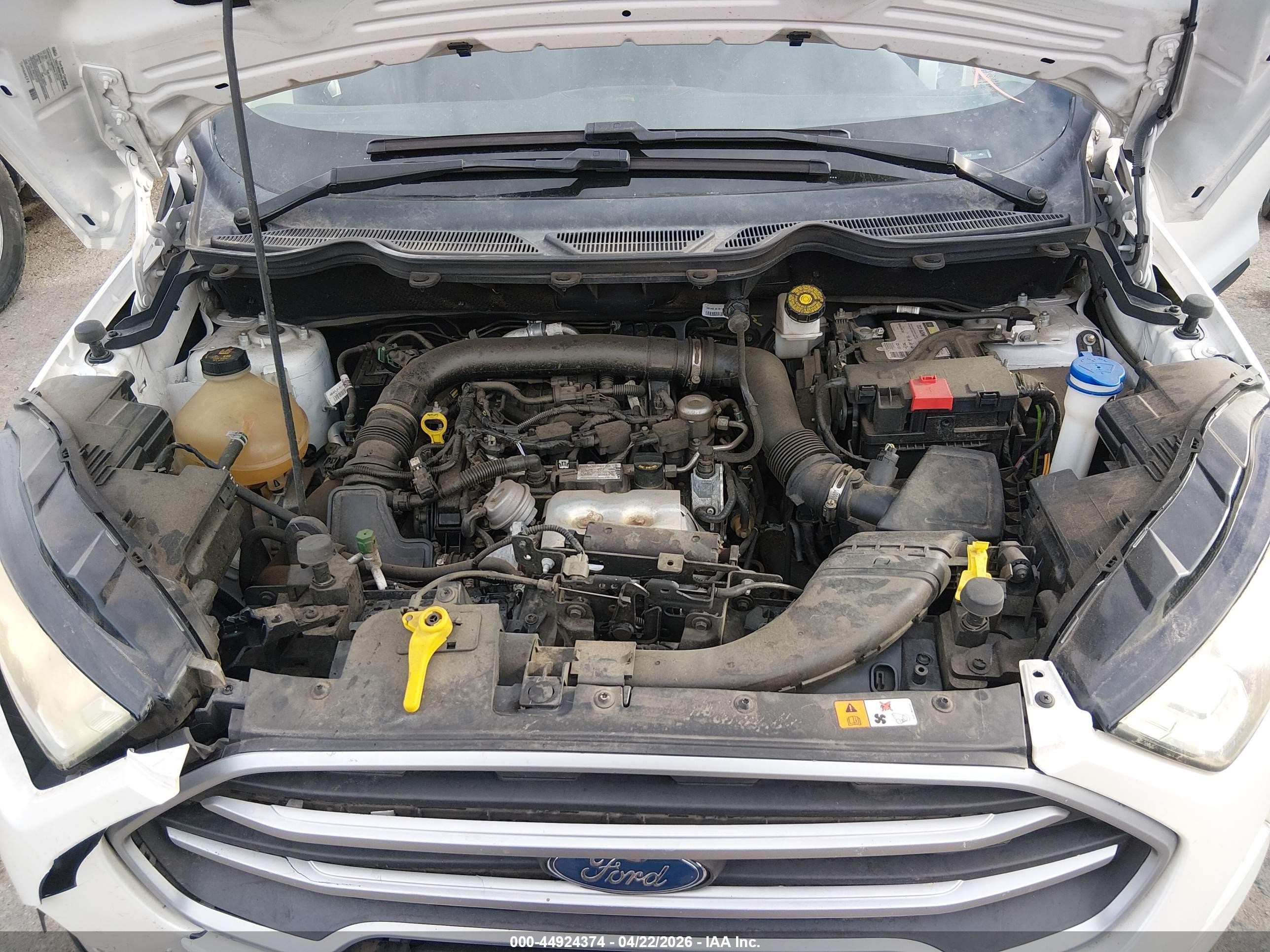 2018 Ford Ecosport Se White vin: MAJ3P1TE7JC233837