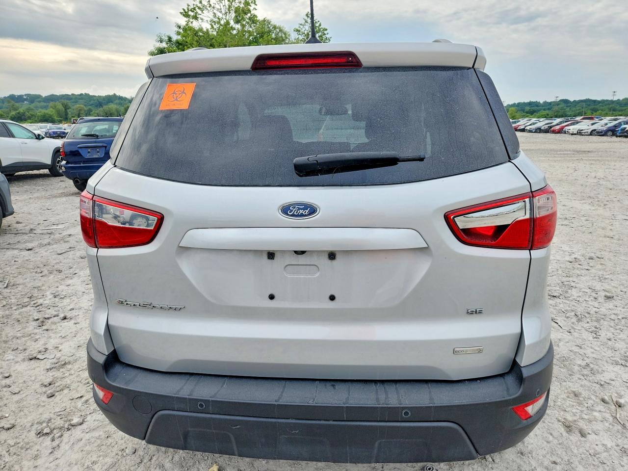 2018 Ford Ecosport Se Silver vin: MAJ3P1TEXJC182799