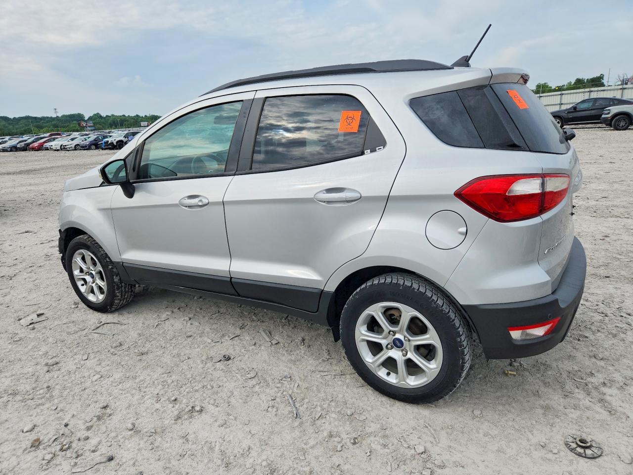 2018 Ford Ecosport Se Silver vin: MAJ3P1TEXJC182799