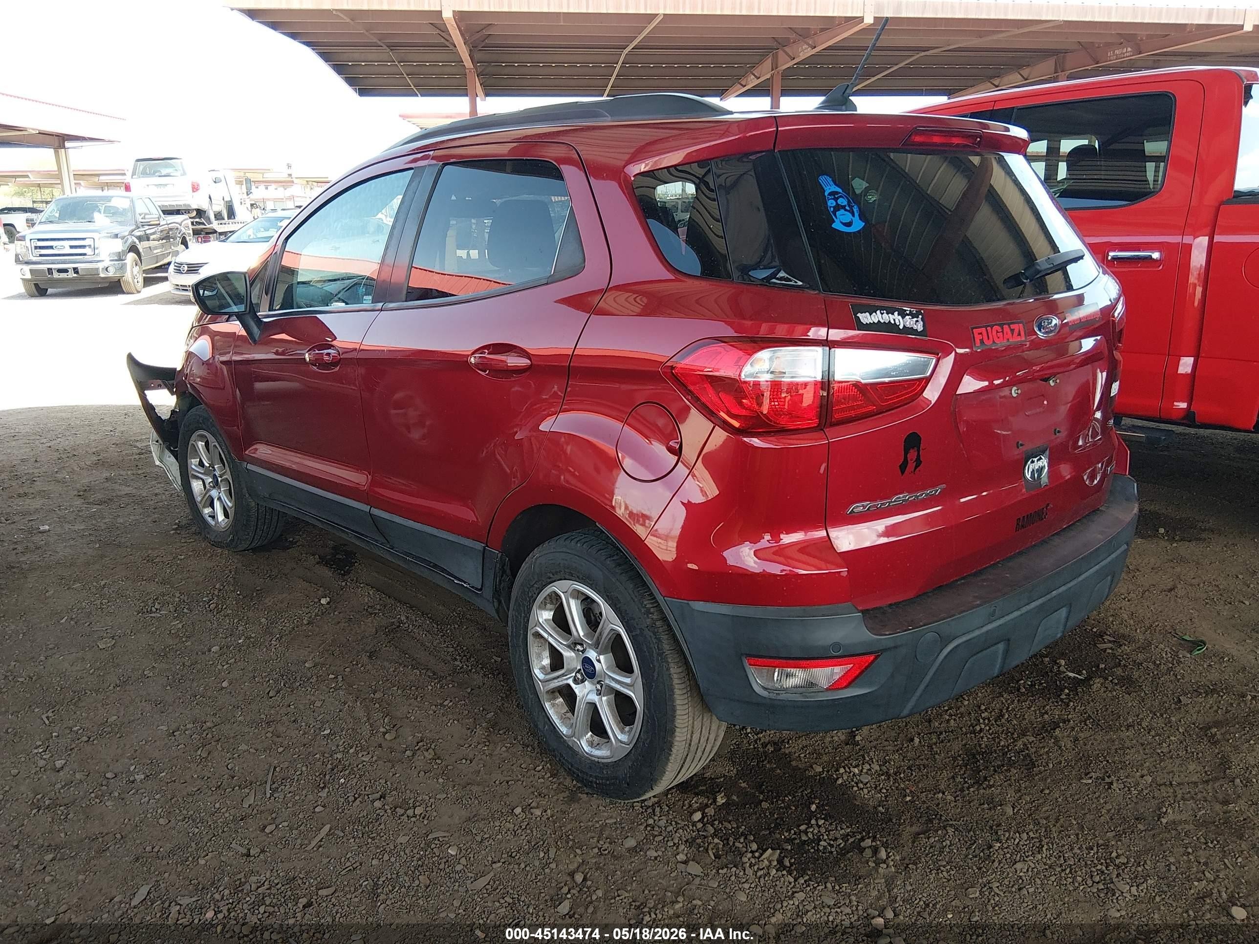 2018 Ford Ecosport Se Red vin: MAJ3P1TEXJC209354