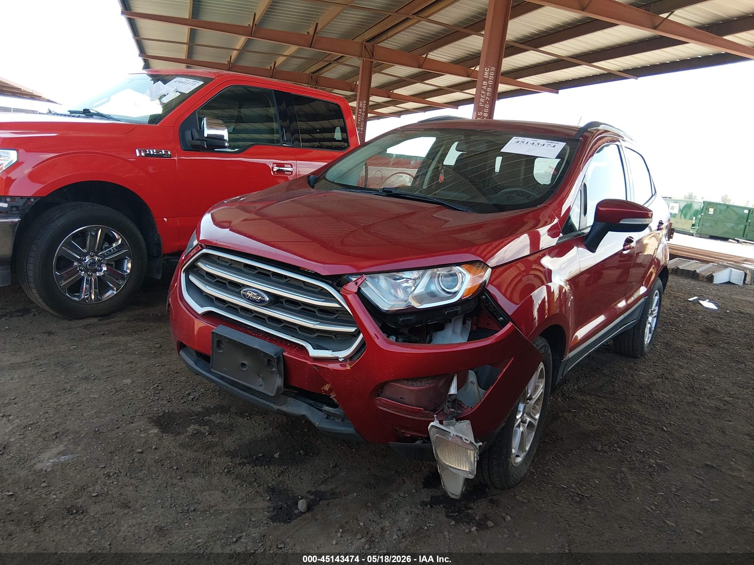 2018 Ford Ecosport Se Red vin: MAJ3P1TEXJC209354
