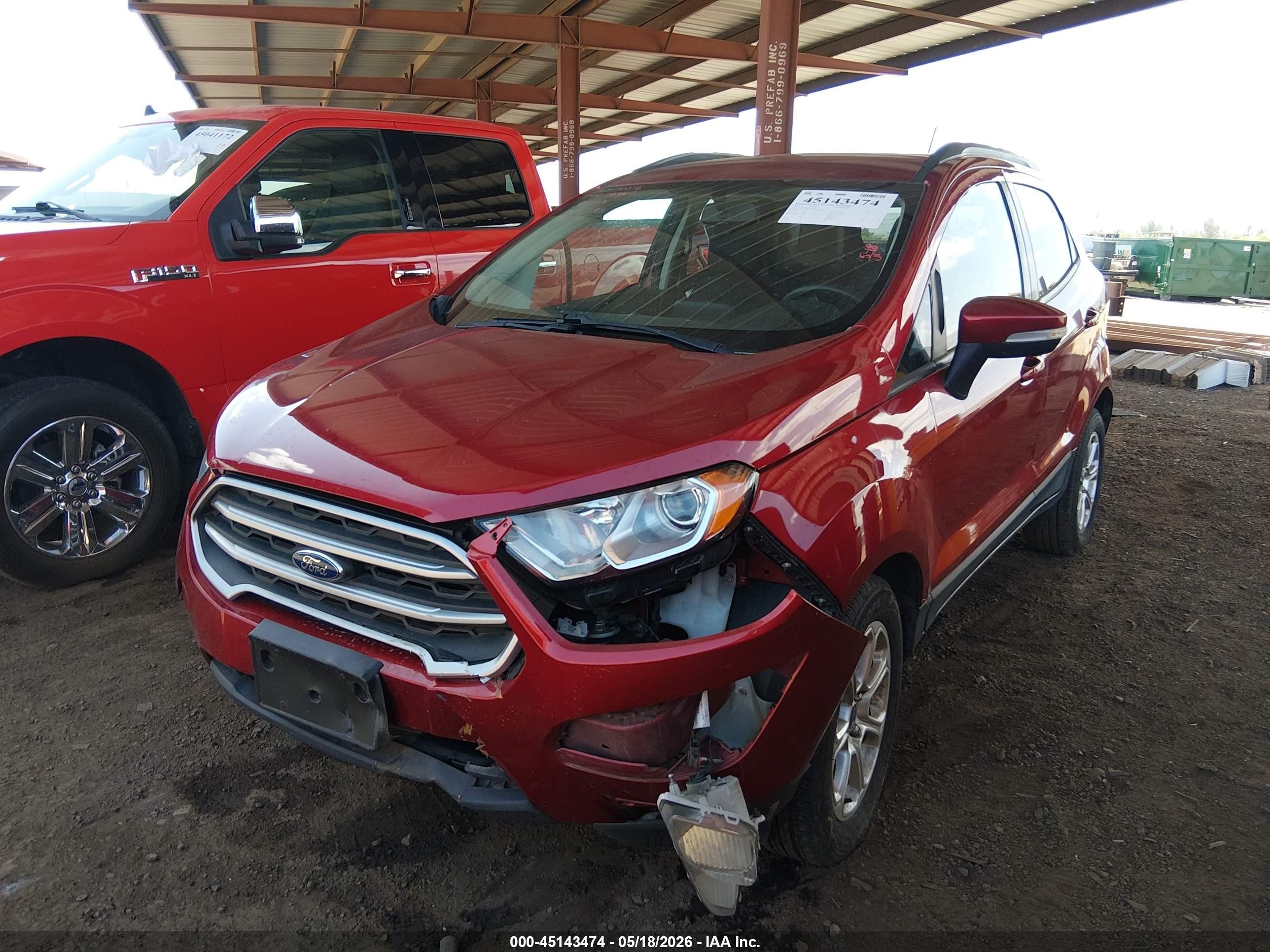 2018 Ford Ecosport Se Red vin: MAJ3P1TEXJC209354