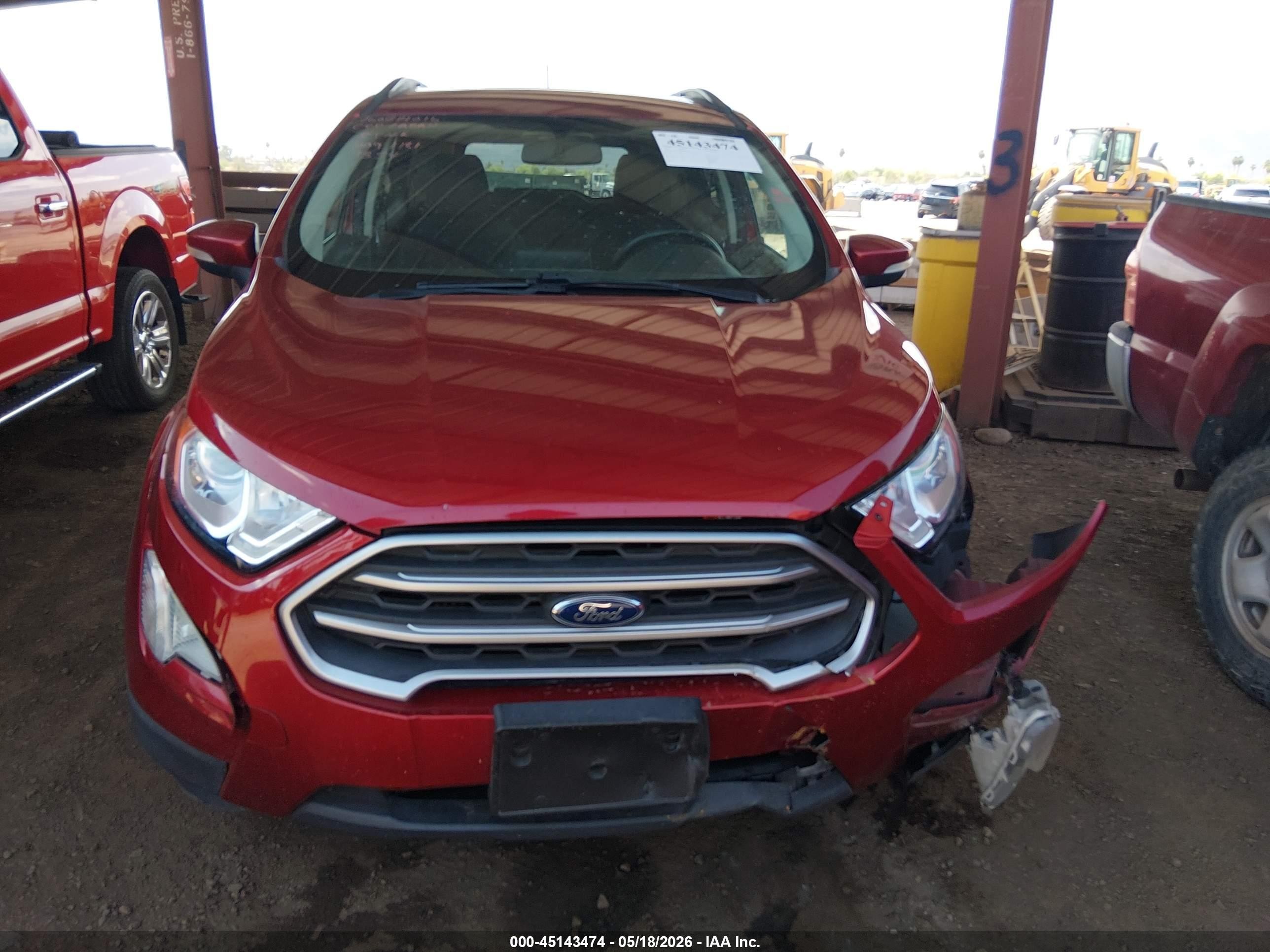 2018 Ford Ecosport Se Red vin: MAJ3P1TEXJC209354