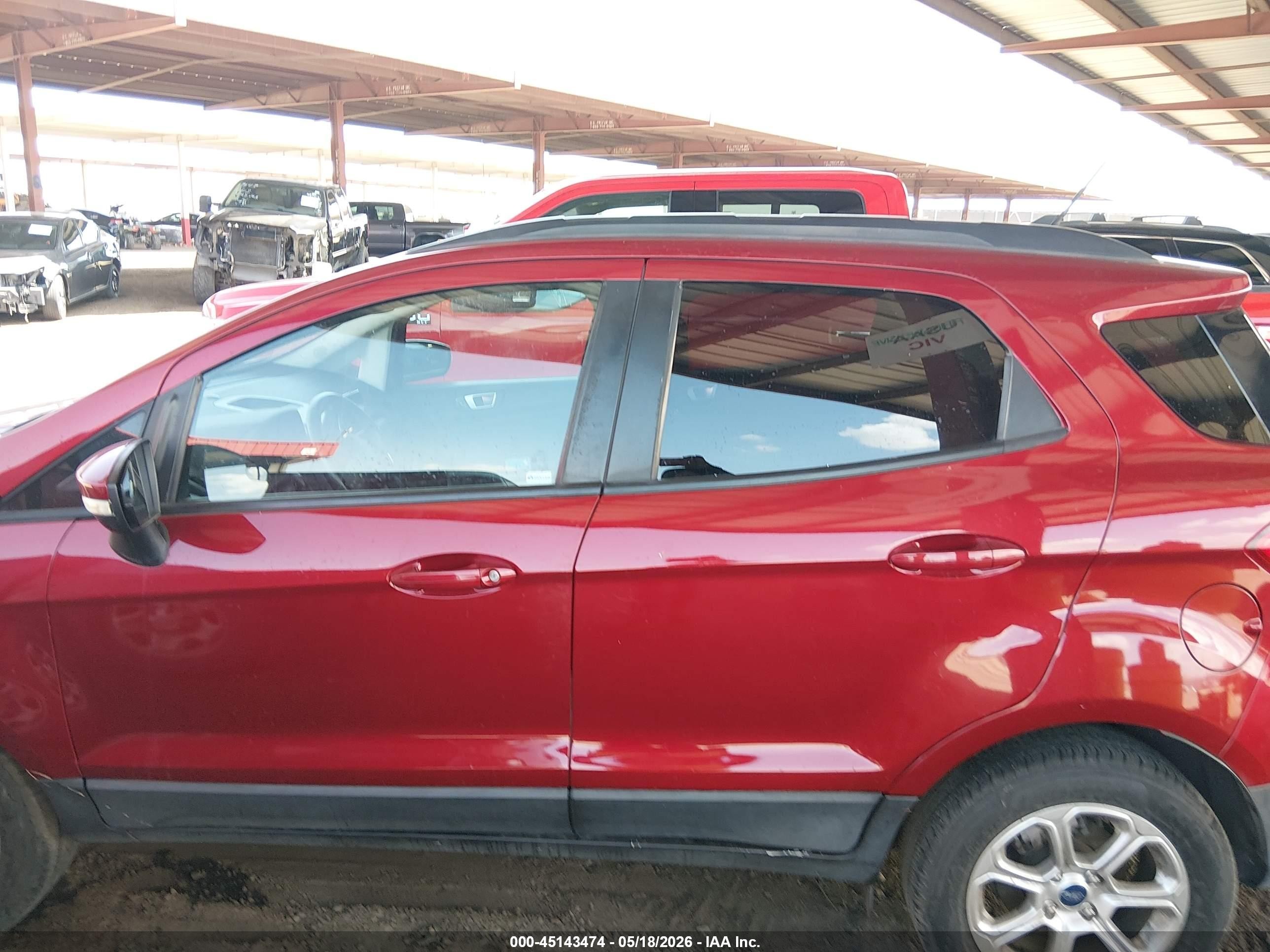 2018 Ford Ecosport Se Red vin: MAJ3P1TEXJC209354