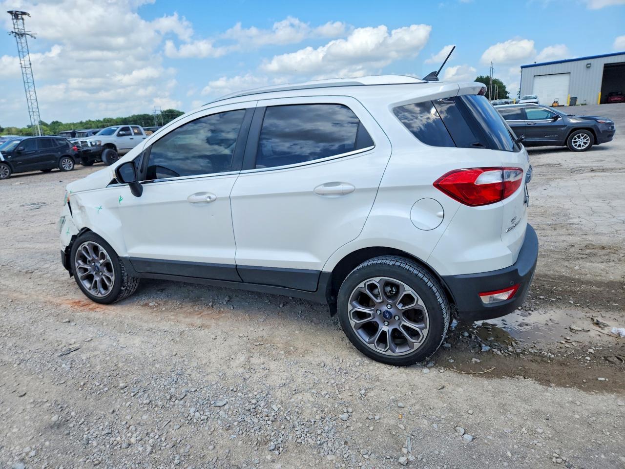 2018 Ford Ecosport Titanium White vin: MAJ3P1VE0JC176507