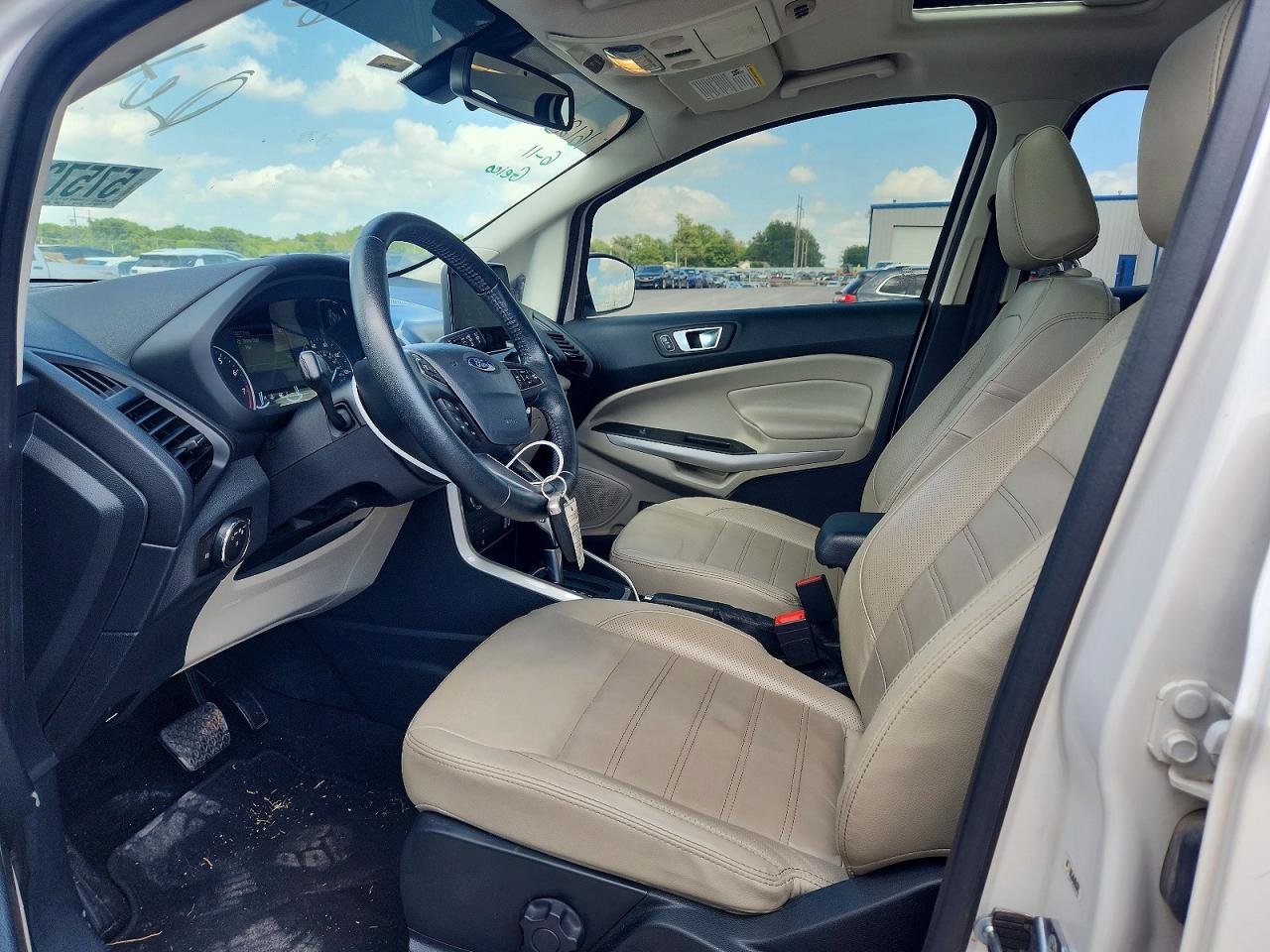 2018 Ford Ecosport Titanium White vin: MAJ3P1VE0JC176507