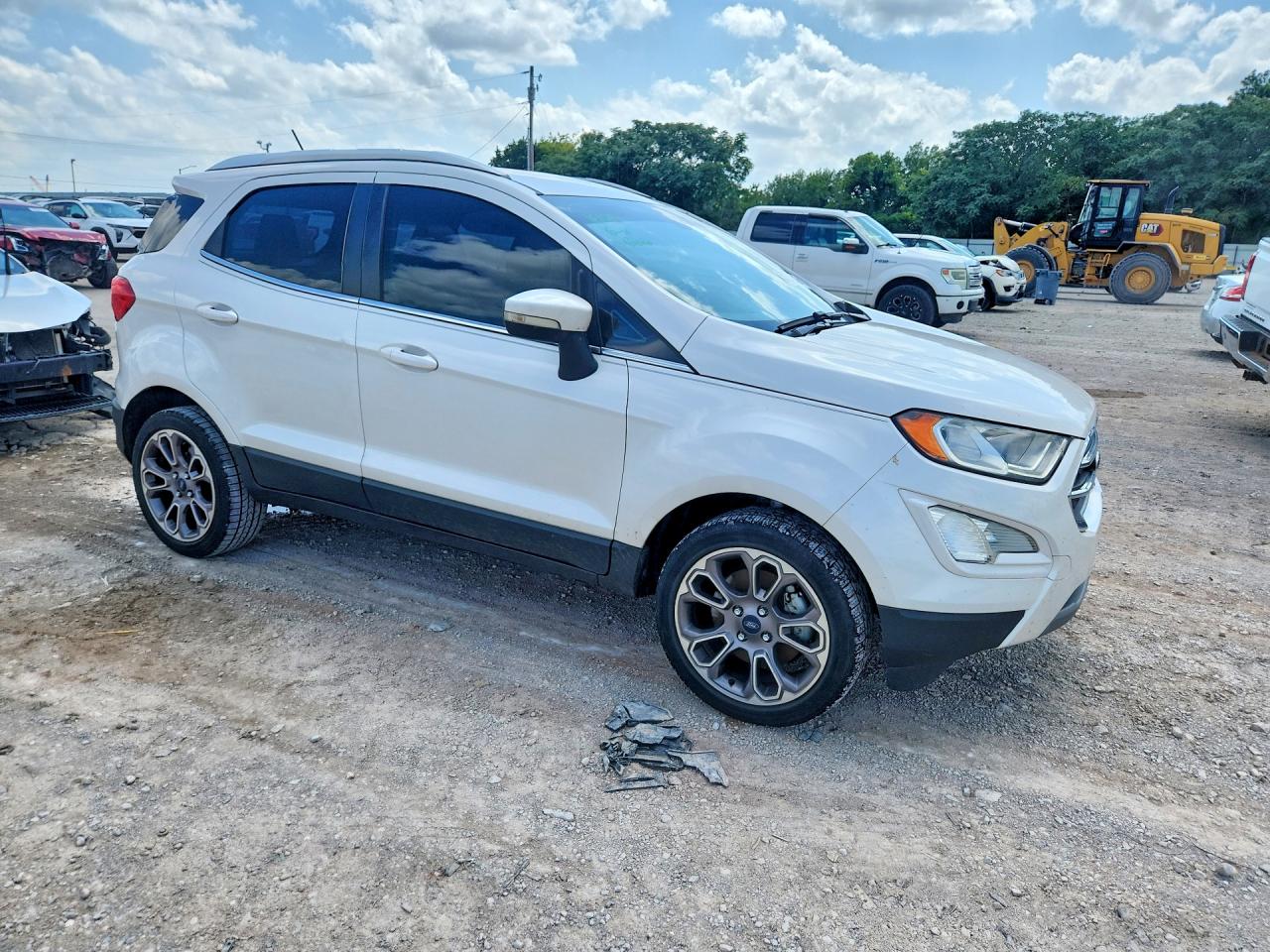 2018 Ford Ecosport Titanium White vin: MAJ3P1VE0JC176507