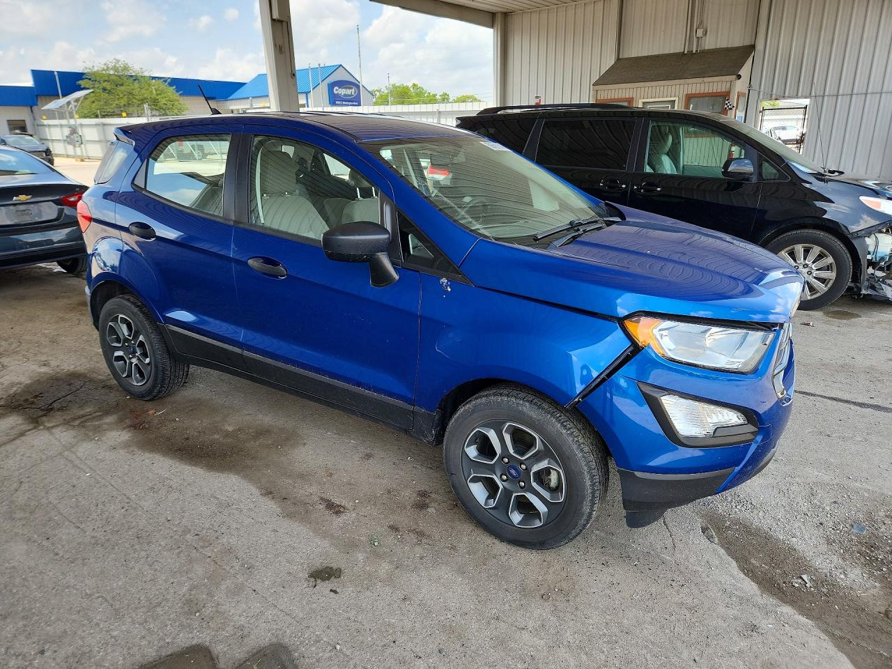 2021 Ford Ecosport S Blue vin: MAJ3S2FE3MC426670