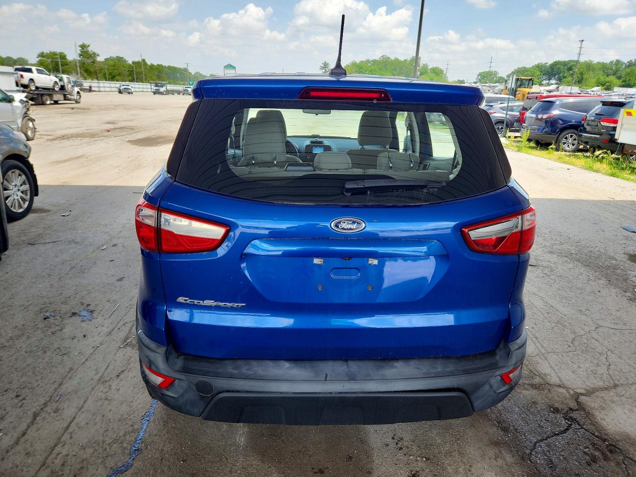 2021 Ford Ecosport S Blue vin: MAJ3S2FE3MC426670