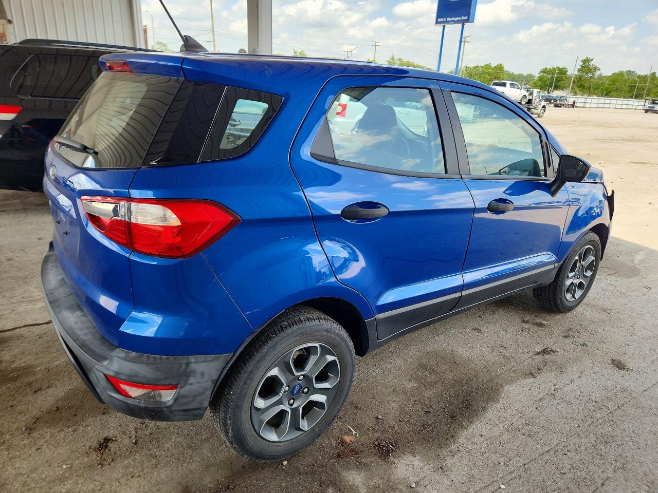 2021 Ford Ecosport S Blue vin: MAJ3S2FE3MC426670