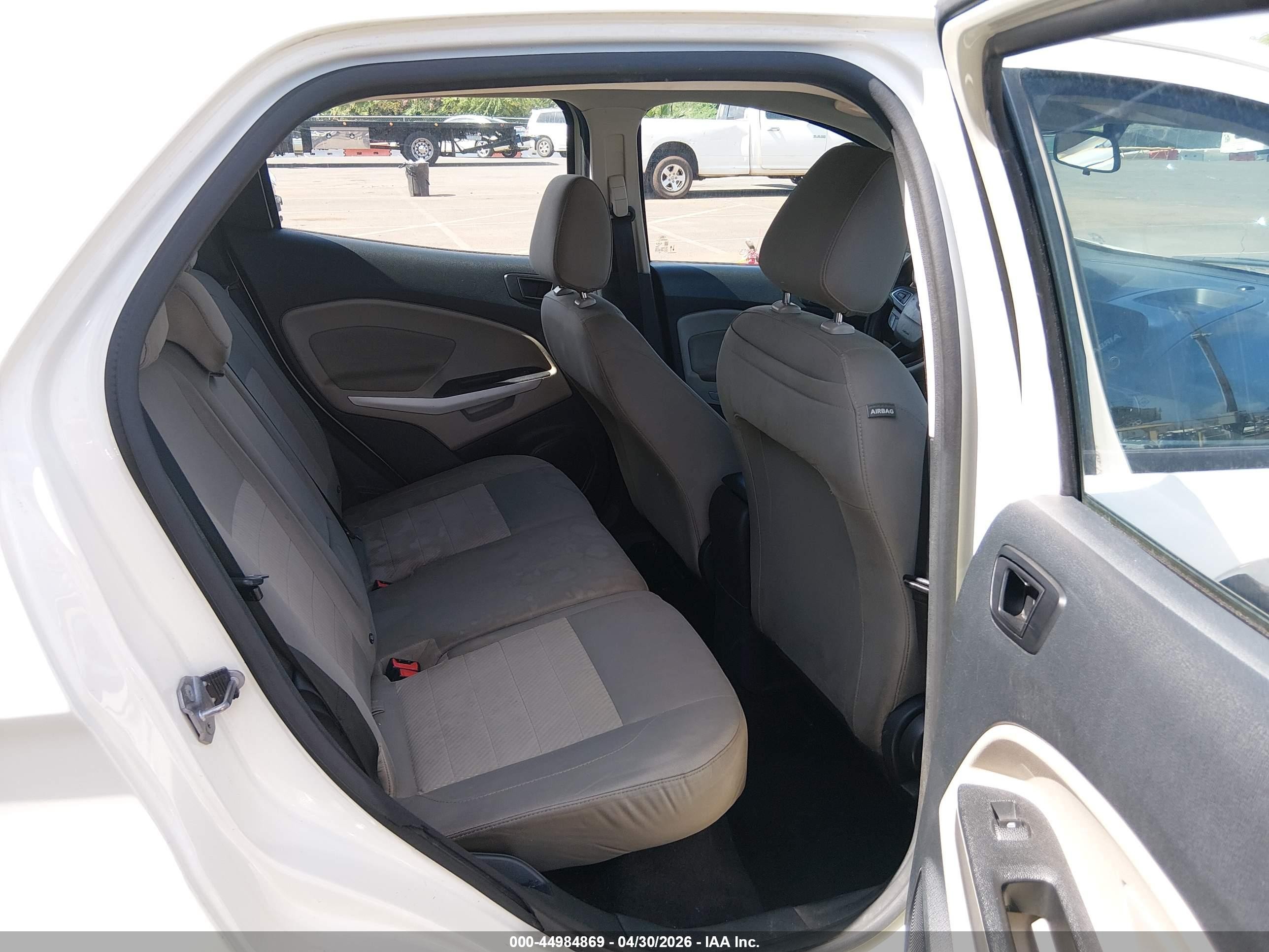 2020 Ford Ecosport S Белый vin: MAJ3S2FE4LC377235