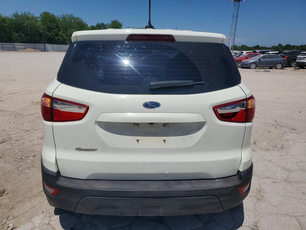 2021 Ford Ecosport S White vin: MAJ3S2FE4MC397146