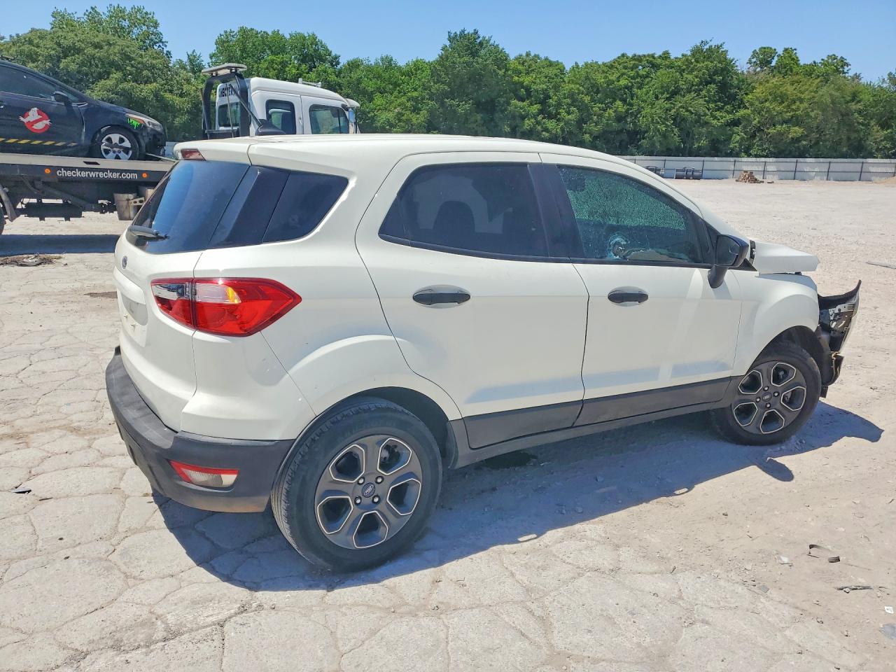 2021 Ford Ecosport S White vin: MAJ3S2FE4MC397146