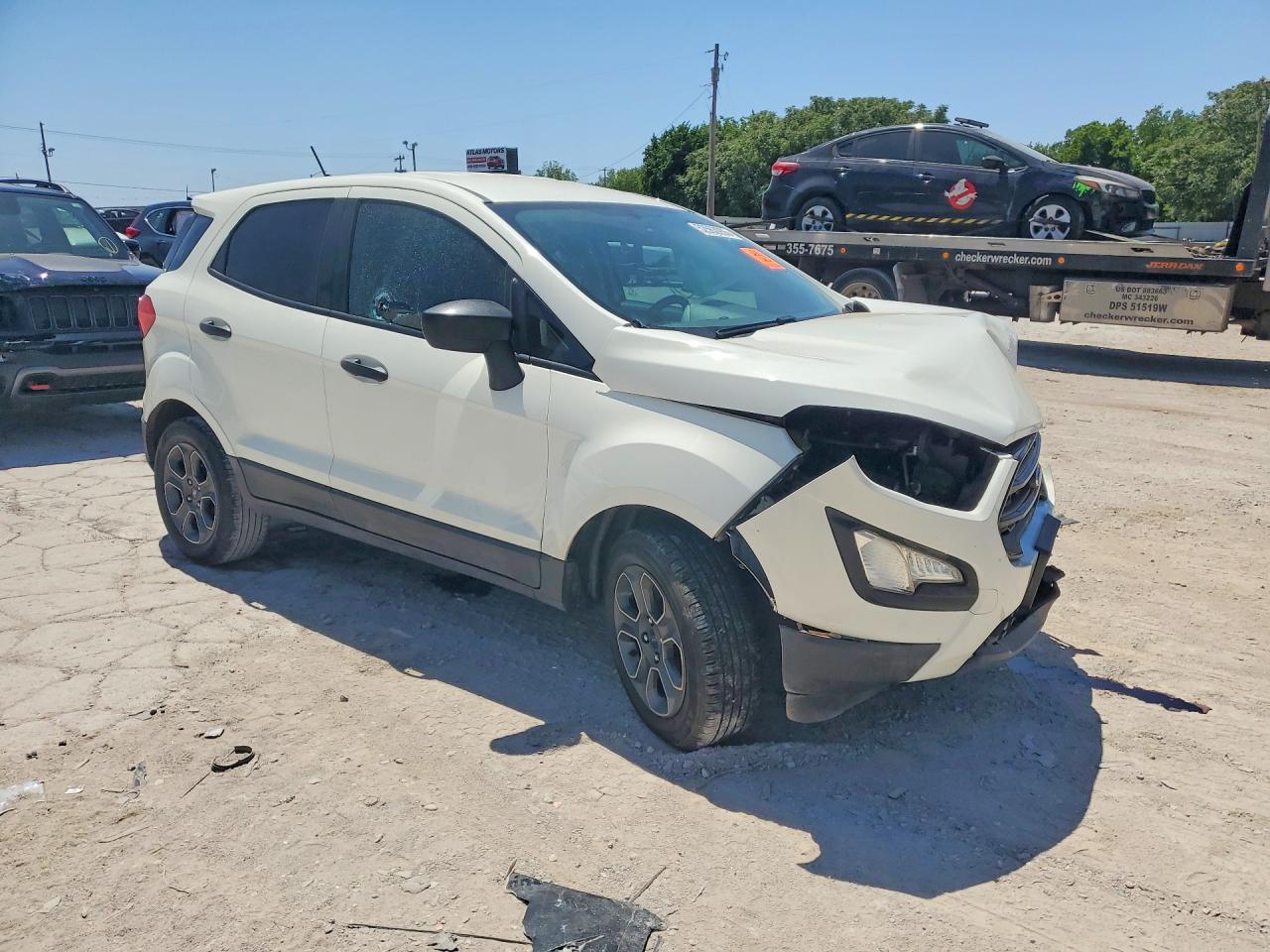2021 Ford Ecosport S White vin: MAJ3S2FE4MC397146