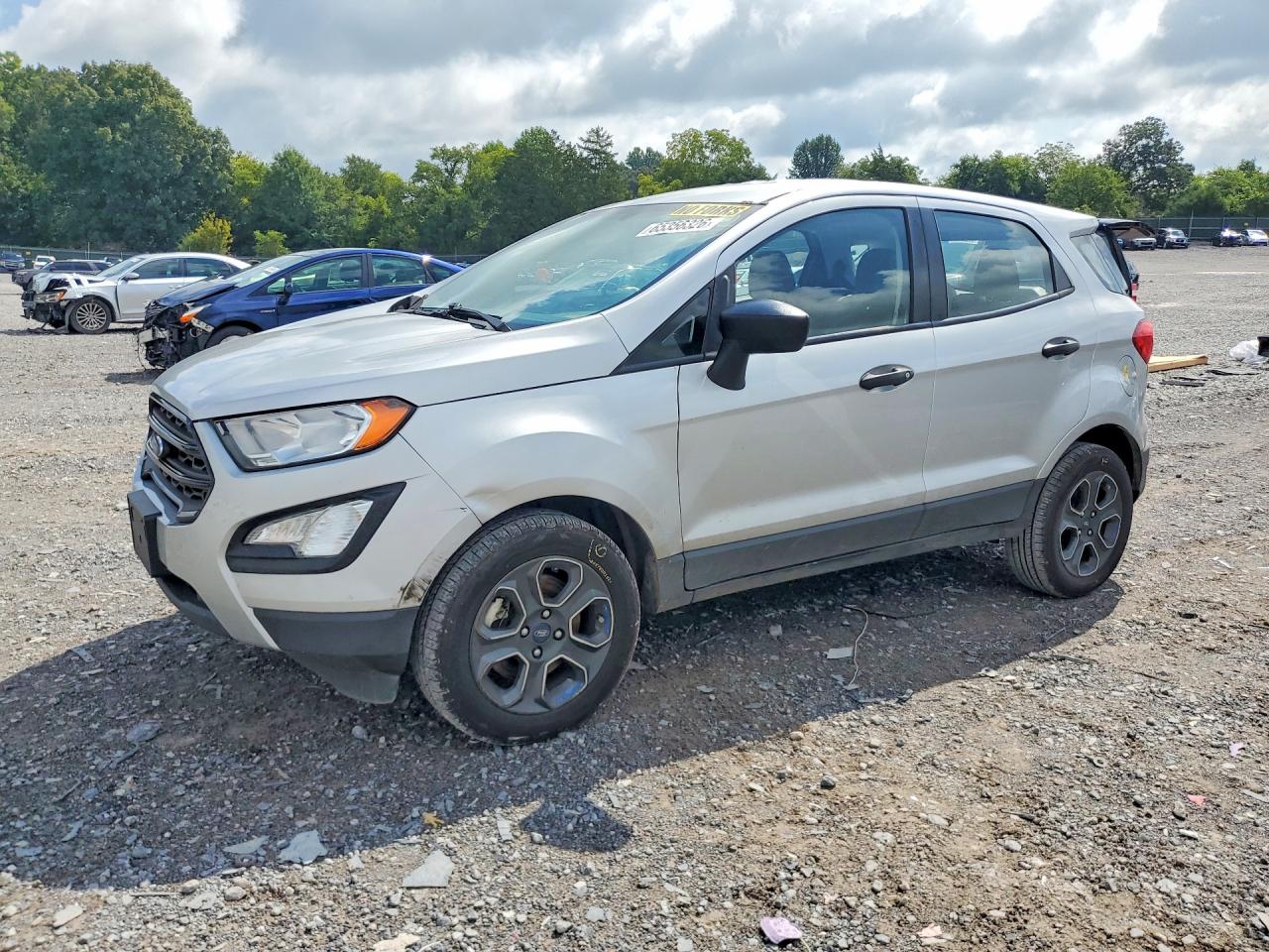 2021 Ford Ecosport S Silver vin: MAJ3S2FE4MC449178