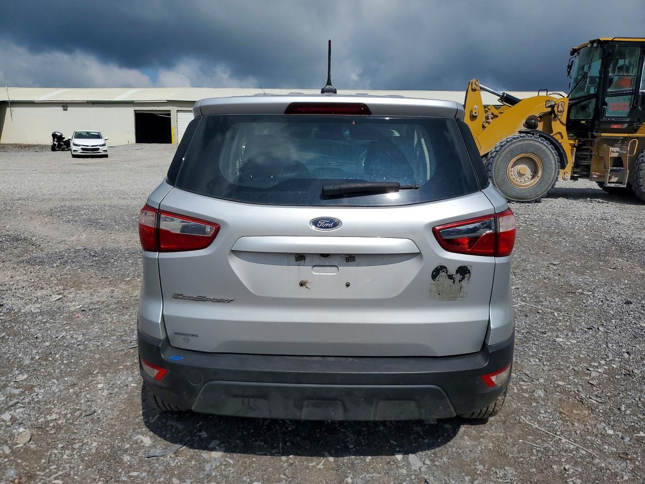2021 Ford Ecosport S Silver vin: MAJ3S2FE4MC449178