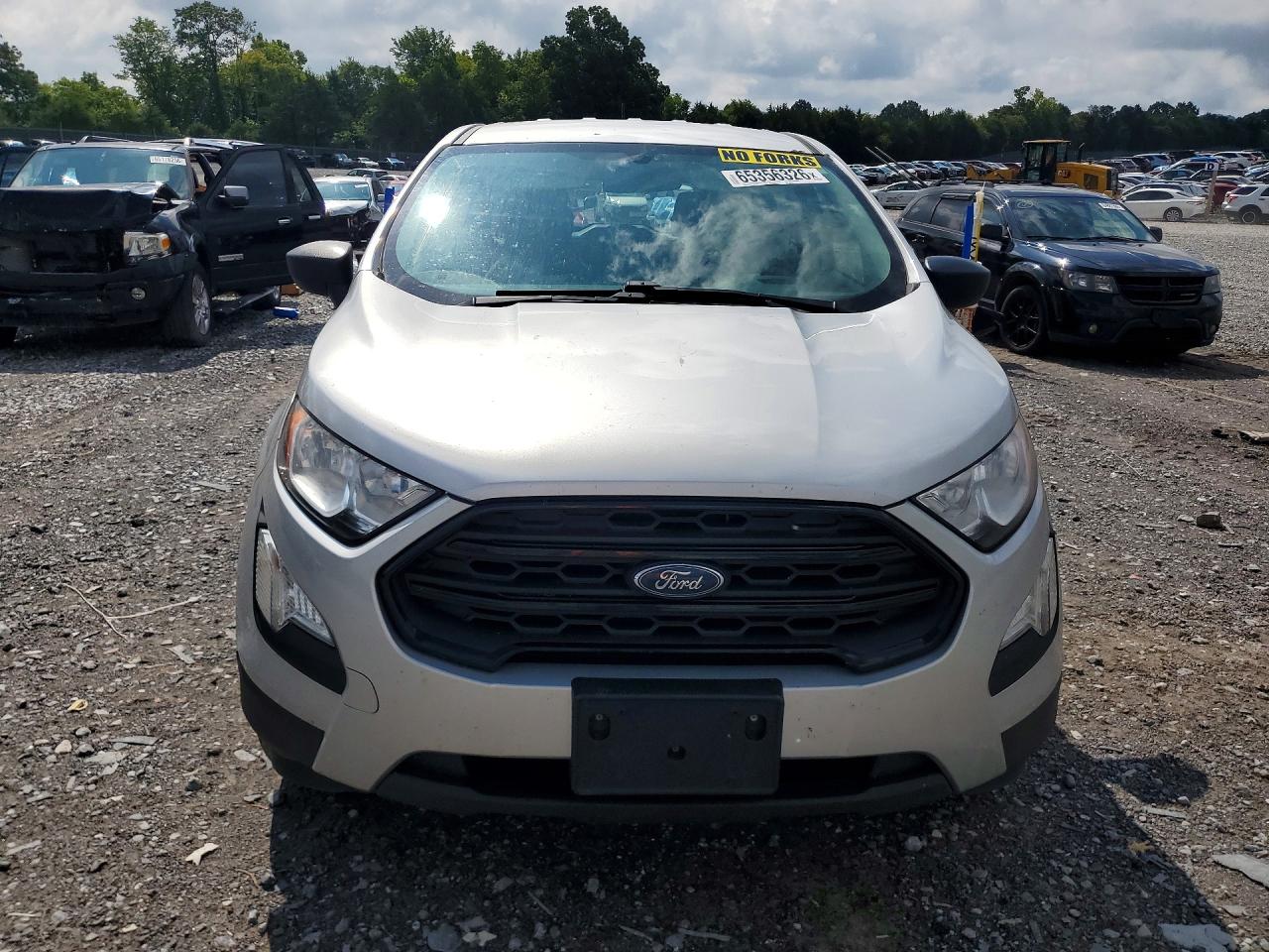2021 Ford Ecosport S Silver vin: MAJ3S2FE4MC449178