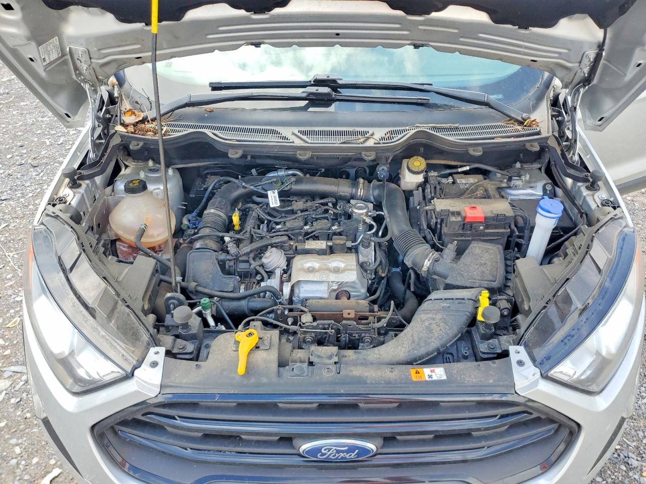 2021 Ford Ecosport S Silver vin: MAJ3S2FE4MC449178