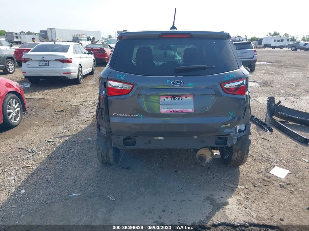 2020 Ford Ecosport S Gray vin: MAJ3S2FE5LC394805