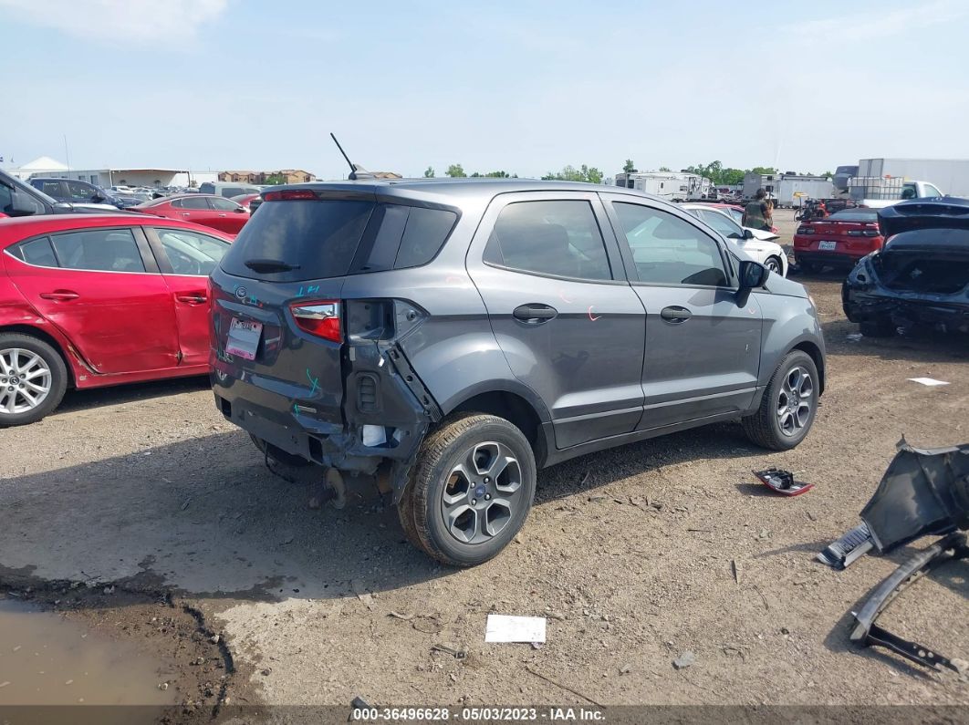 2020 Ford Ecosport S Gray vin: MAJ3S2FE5LC394805