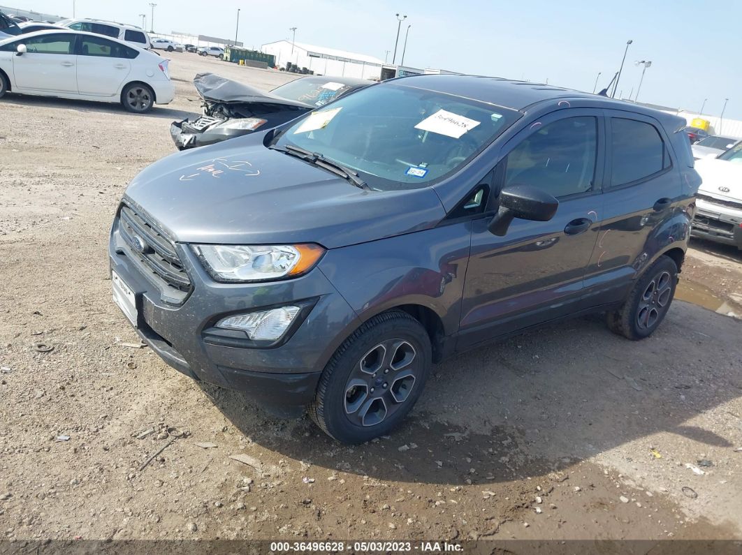 2020 Ford Ecosport S Gray vin: MAJ3S2FE5LC394805