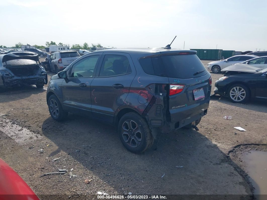 2020 Ford Ecosport S Gray vin: MAJ3S2FE5LC394805