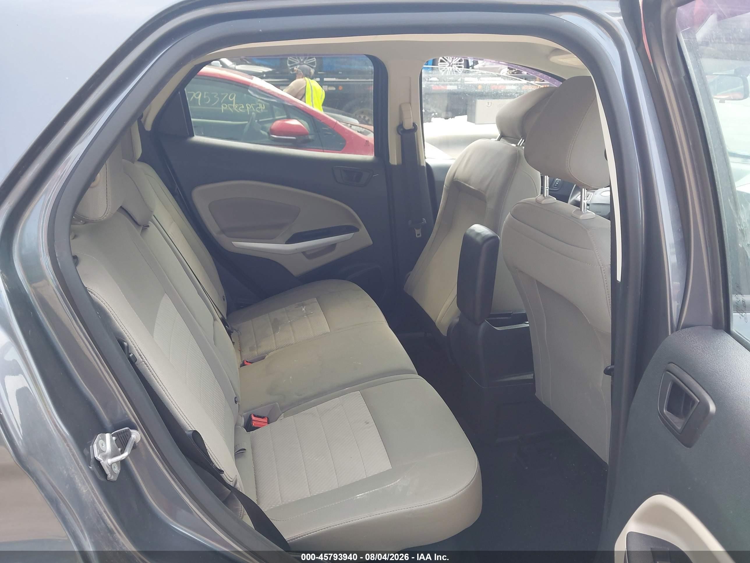 2020 Ford Ecosport S Gray vin: MAJ3S2FE7LC387094