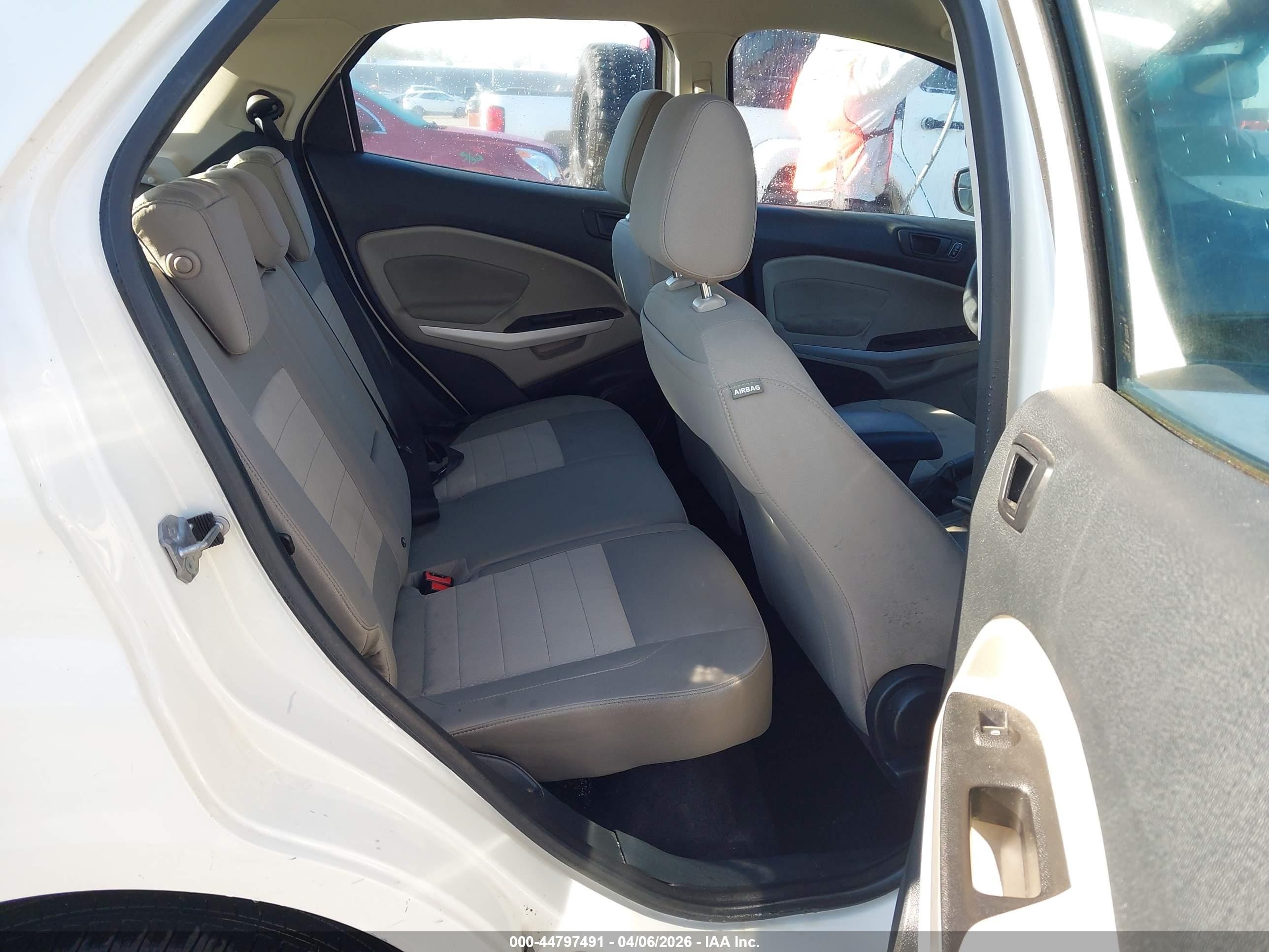 2020 Ford Ecosport S White vin: MAJ3S2FE8LC384995