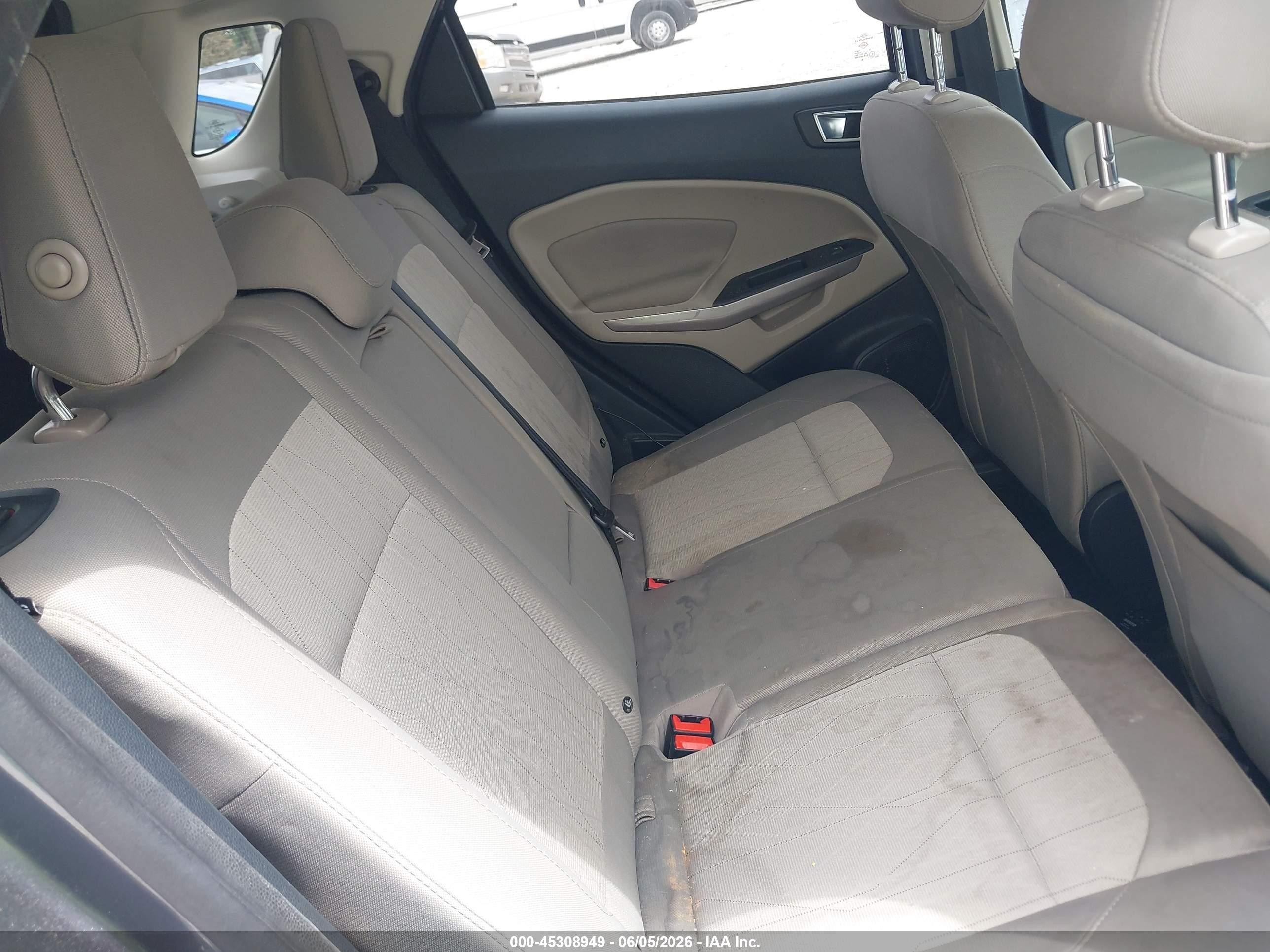 2019 Ford Ecosport Se Gray vin: MAJ3S2GE0KC267795