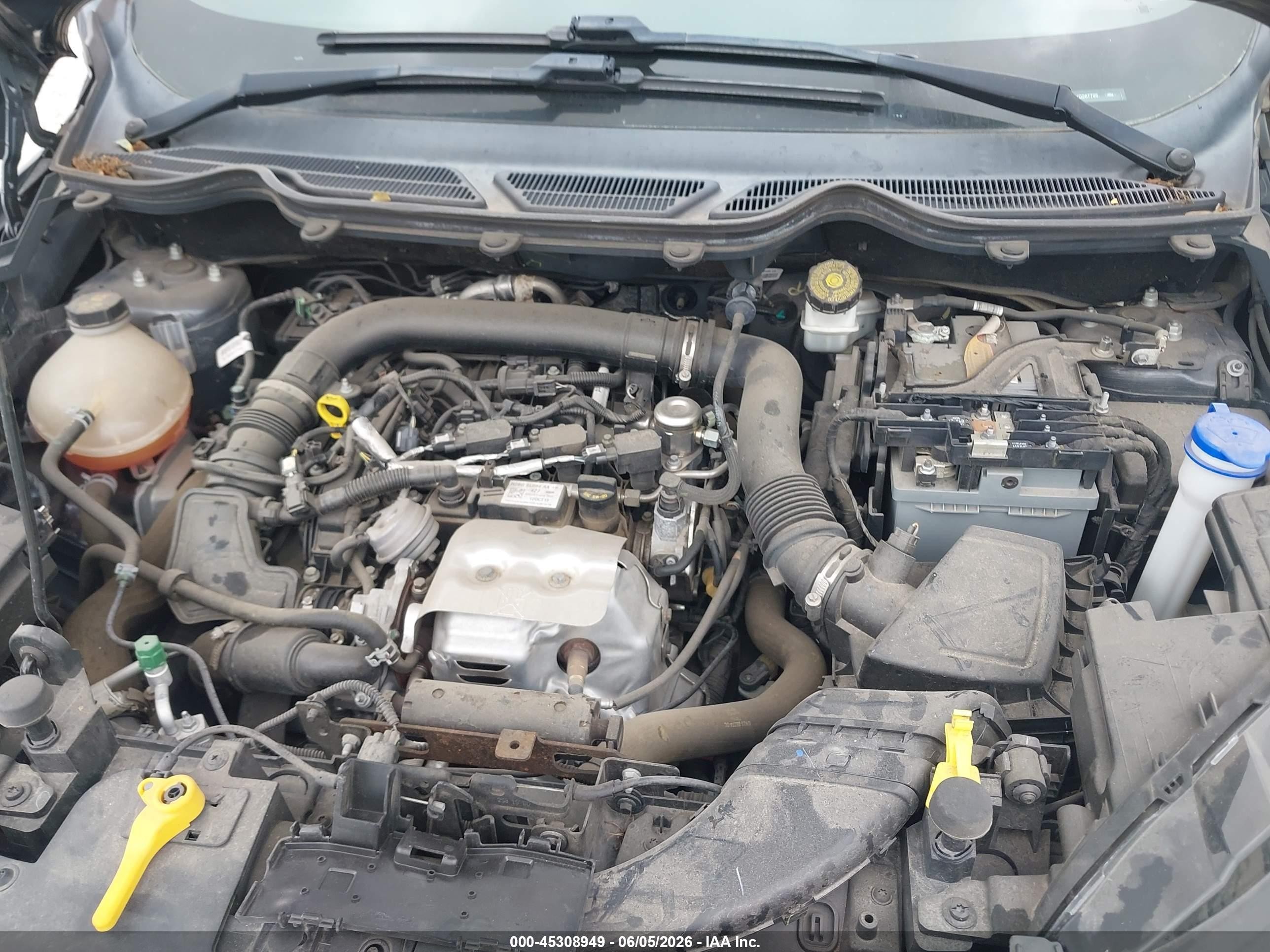 2019 Ford Ecosport Se Gray vin: MAJ3S2GE0KC267795
