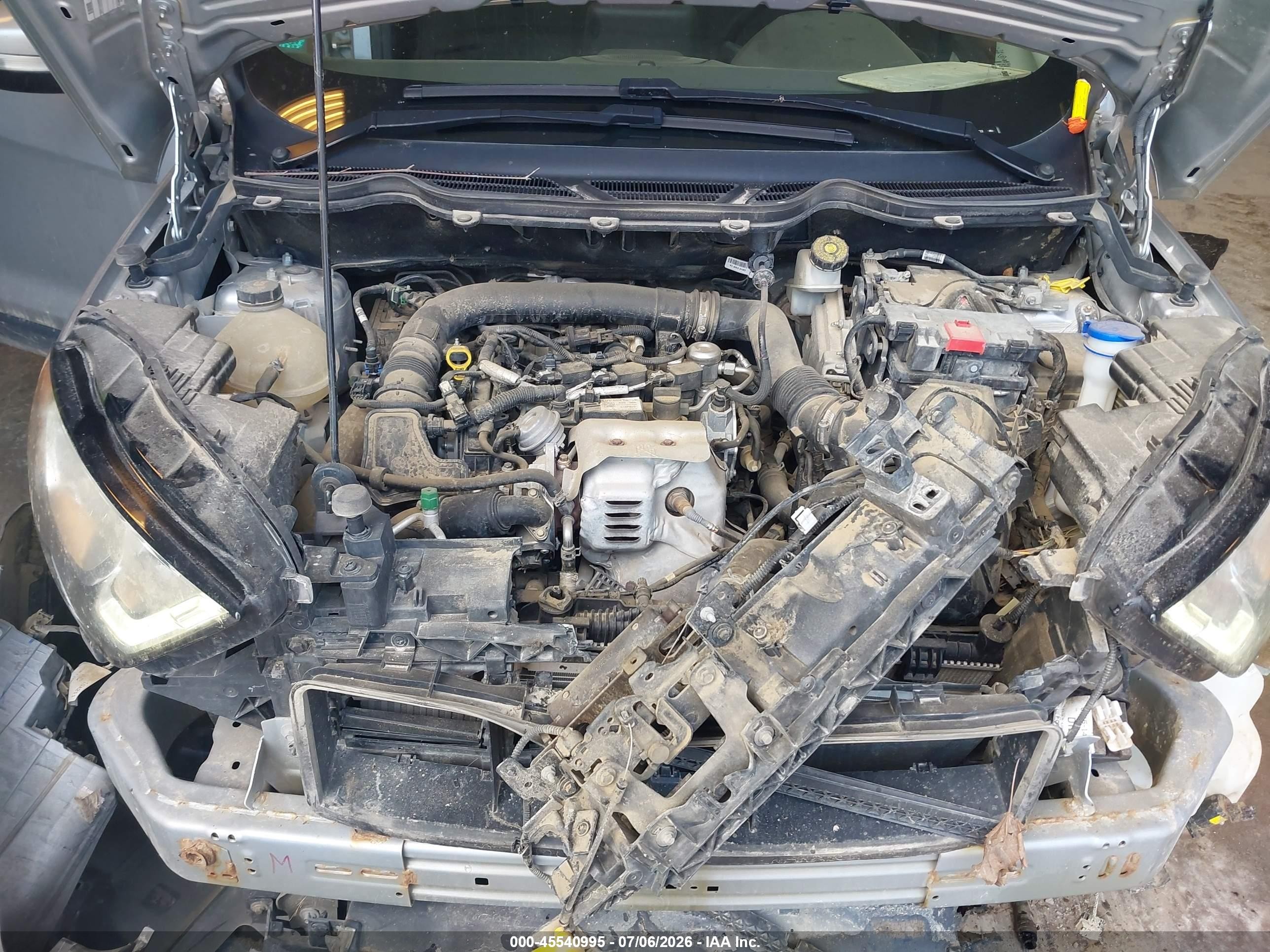 2019 Ford Ecosport Se Silver vin: MAJ3S2GE0KC271622