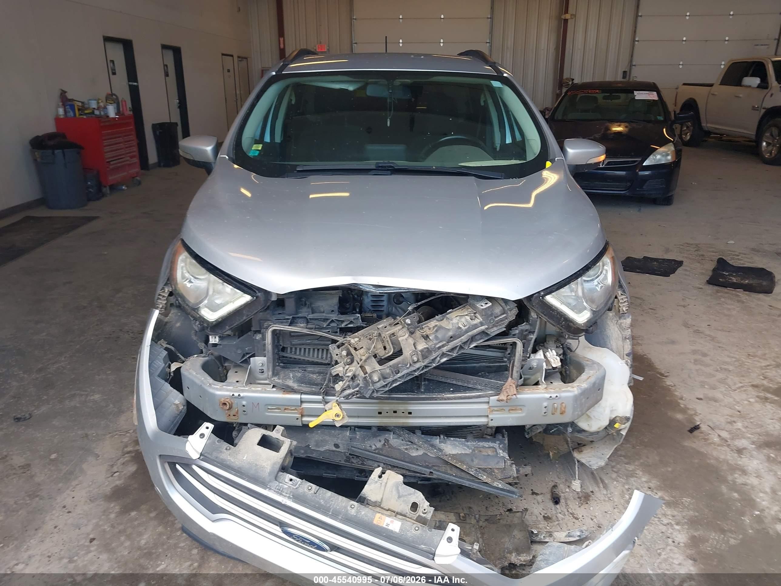 2019 Ford Ecosport Se Silver vin: MAJ3S2GE0KC271622