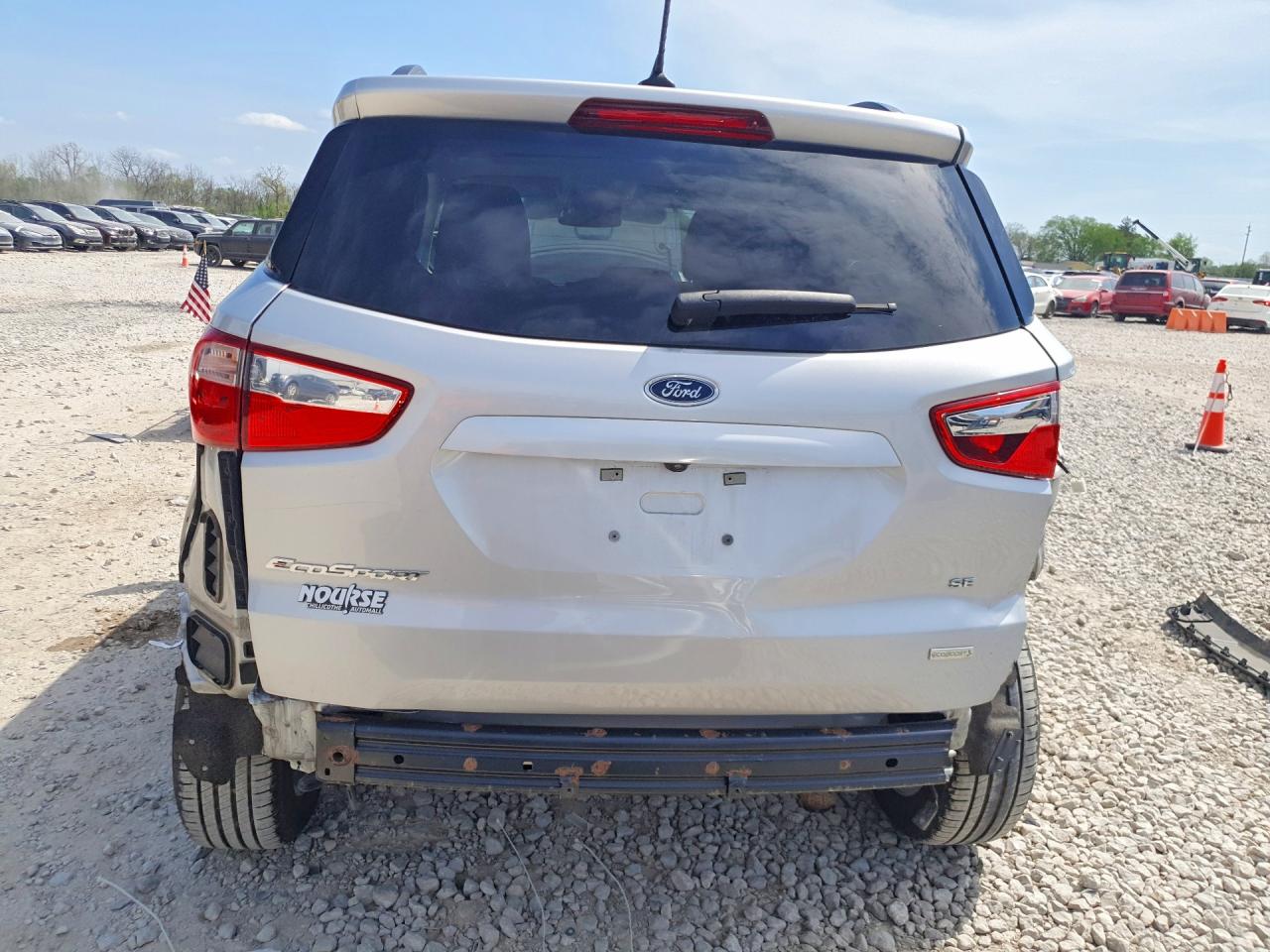 2020 Ford Ecosport Se Silver vin: MAJ3S2GE0LC320061