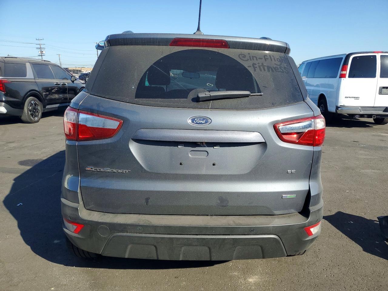 2020 Ford Ecosport Se Gray vin: MAJ3S2GE0LC390790