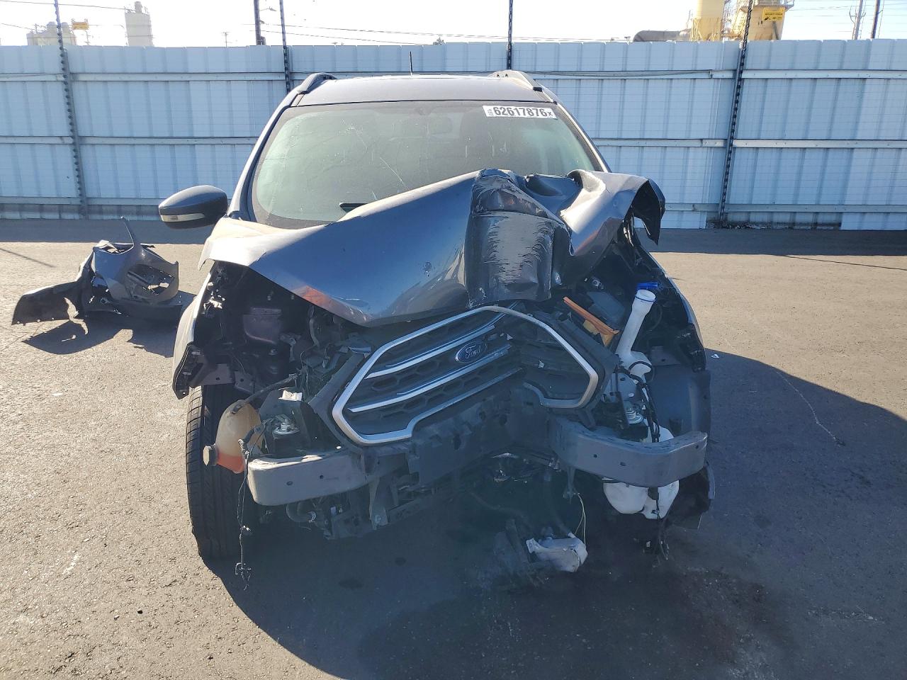 2020 Ford Ecosport Se Gray vin: MAJ3S2GE0LC390790