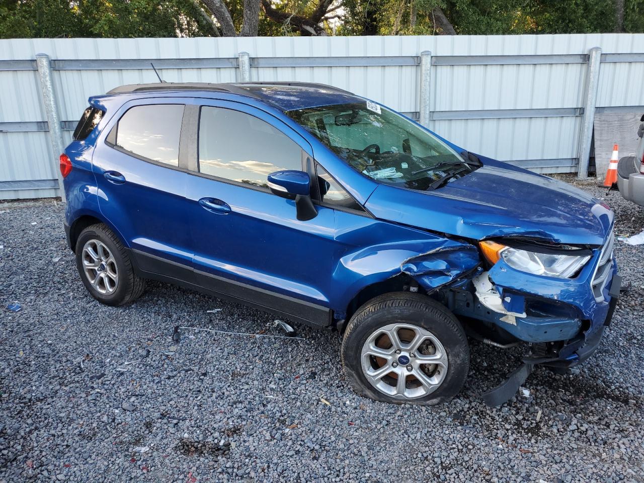 2021 Ford Ecosport Se Blue vin: MAJ3S2GE0MC437219