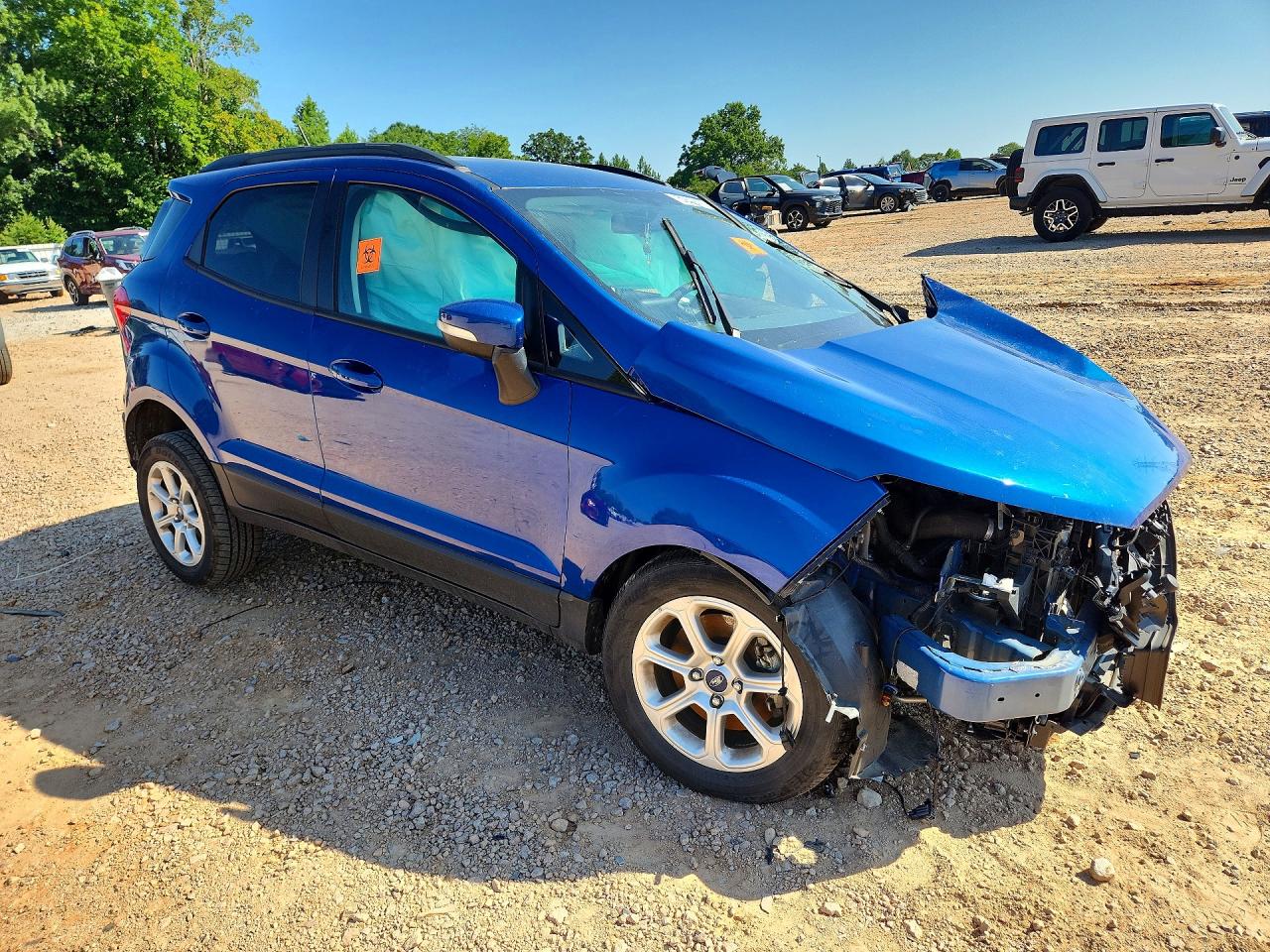 2021 Ford Ecosport Se Синий vin: MAJ3S2GE0MC449192
